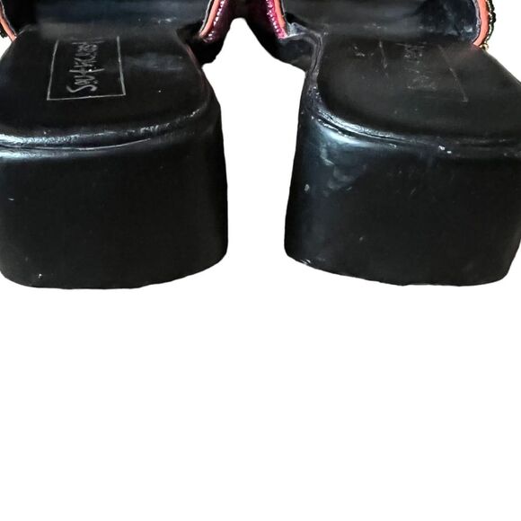 RARE Beaded Italian chunky colorful sandals Size 8.5 iUS / 39 EU GUC - Picture 6 of 16